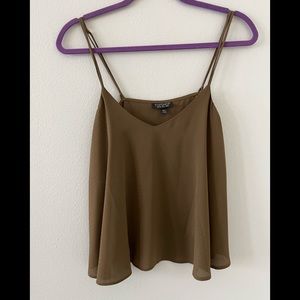 TOPSHOP spaghetti strap crop top